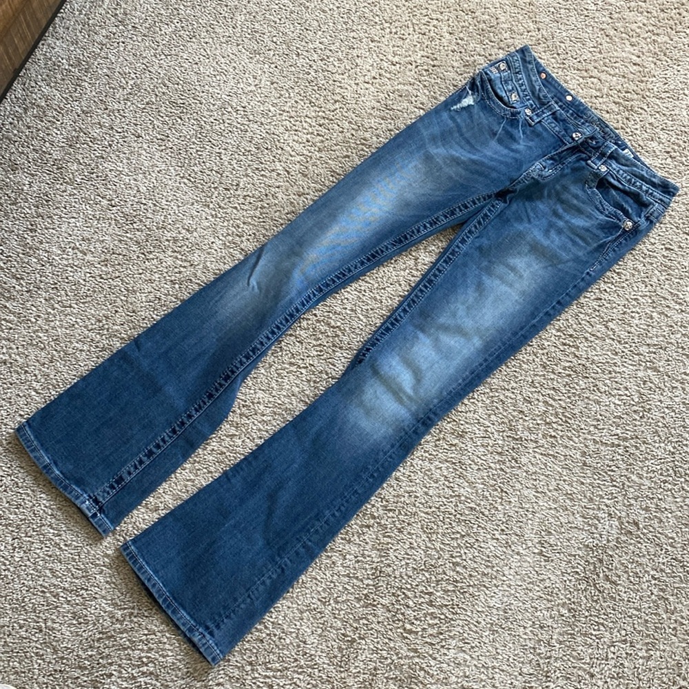 MISS ME signature boot jeans